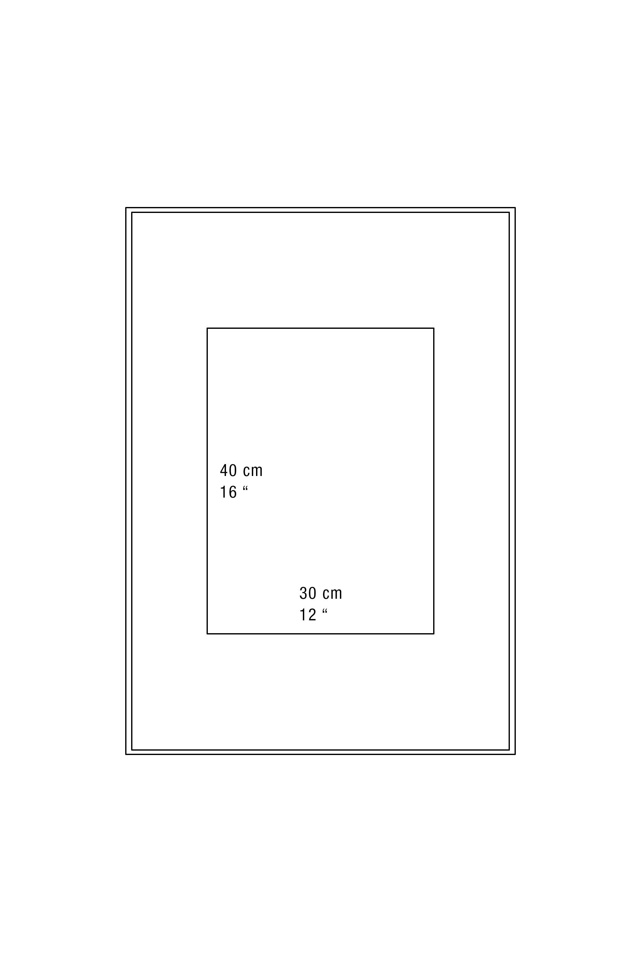 CADRE PHOTO XL CONTOUR MÉTAL